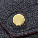 ルイヴィトン LOUIS VUITTON ポルトフォイユ ヴィクトリーヌ M64577 マリーヌルージュ モノグラムアンプラント 三つ折り財布 ゴールド金具 紺 赤 コンパクトウォレット