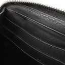 ベルルッティ BERLUTI イタウバ スクリットレザー ロングジップ ウォレット ブラウン レザー 長財布 シルバー金具 茶 カリグラフィ