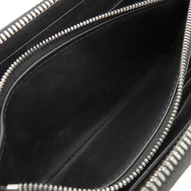 ベルルッティ BERLUTI イタウバ スクリットレザー ロングジップ ウォレット ブラウン レザー 長財布 シルバー金具 茶 カリグラフィ