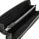 ベルルッティ BERLUTI イタウバ スクリットレザー ロングジップ ウォレット ブラウン レザー 長財布 シルバー金具 茶 カリグラフィ