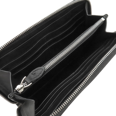 ベルルッティ BERLUTI イタウバ スクリットレザー ロングジップ ウォレット ブラウン レザー 長財布 シルバー金具 茶 カリグラフィ