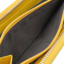 グッチ GUCCI ディアマンテ 307990 イエロー レザー 長財布 シルバー金具 黄色 ラウンドジップ