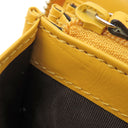 グッチ GUCCI ディアマンテ 307990 イエロー レザー 長財布 シルバー金具 黄色 ラウンドジップ