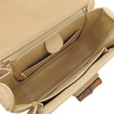 グッチ GUCCI バンブー 1947 ベージュ レザー 2WAYバッグ ゴールド金具 トップハンドルバッグ