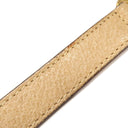 グッチ GUCCI バンブー 1947 ベージュ レザー 2WAYバッグ ゴールド金具 トップハンドルバッグ