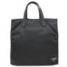 プラダ PRADA テスート 2VG905 ブラック ナイロン レザー 2WAYバッグ シルバー金具 三角ロゴ 黒 ショルダー