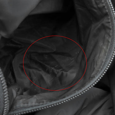 プラダ PRADA テスート 2VG905 ブラック ナイロン レザー 2WAYバッグ シルバー金具 三角ロゴ 黒 ショルダー