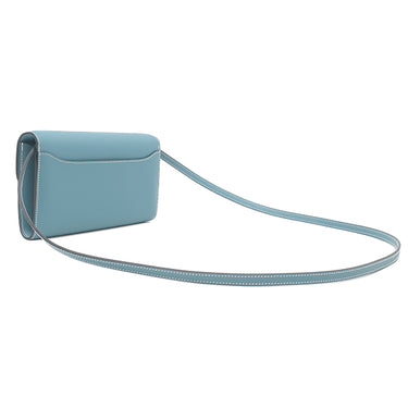エルメス HERMES コンスタンス トゥーゴー ブルージーン エバーカラー 長財布 シルバー金具 青