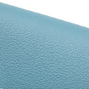 エルメス HERMES コンスタンス トゥーゴー ブルージーン エバーカラー 長財布 シルバー金具 青