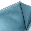 エルメス HERMES コンスタンス トゥーゴー ブルージーン エバーカラー 長財布 シルバー金具 青