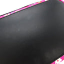 バレンシアガ BALENCIAGA ネイビーカバス S 339933 ピンク×ブラック キャンバス レザー トートバッグ シルバー金具 黒 花柄