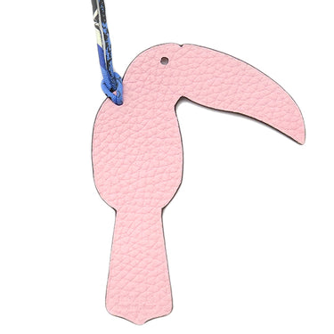 エルメス HERMES プティアッシュ オオハシ レッド×ピンク ヴォーエプソン トリヨンクレマンス バッグチャーム 赤 ピンク チャーム petit H