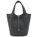 エルメス HERMES ピコタンロック PM ブラック トリヨンクレマンス ハンドバッグ ゴールド金具 黒