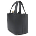 エルメス HERMES ピコタンロック PM ブラック トリヨンクレマンス ハンドバッグ ゴールド金具 黒