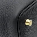 エルメス HERMES ピコタンロック PM ブラック トリヨンクレマンス ハンドバッグ ゴールド金具 黒