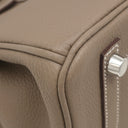 エルメス HERMES バーキン25 エトゥープ トゴ ハンドバッグ シルバー金具 グレージュ