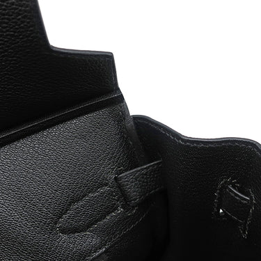 エルメス HERMES バーキン30 ブラック トゴ ハンドバッグ ローズゴールド金具 黒