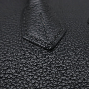 エルメス HERMES バーキン30 ブラック トゴ ハンドバッグ ローズゴールド金具 黒