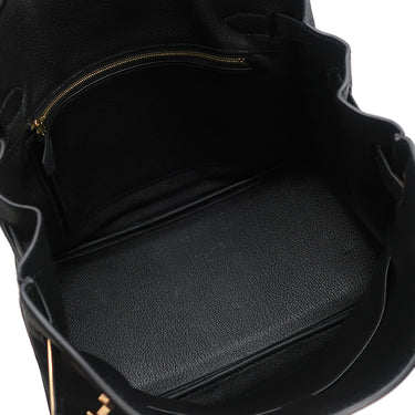 エルメス HERMES バーキン30 ブラック トゴ ハンドバッグ ローズゴールド金具 黒