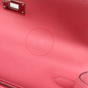 エルメス HERMES ケリー28 外縫い ローズアザレ ヴォーエプソン 2WAYバッグ シルバー金具