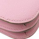 エルメス HERMES コンスタンス ミニ 18 モーヴシルベストル ヴォーエプソン ショルダーバッグ シルバー金具