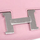 エルメス HERMES コンスタンス ミニ 18 モーヴシルベストル ヴォーエプソン ショルダーバッグ シルバー金具