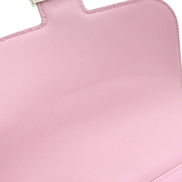 エルメス HERMES コンスタンス ミニ 18 モーヴシルベストル ヴォーエプソン ショルダーバッグ シルバー金具