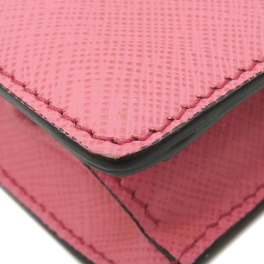 プラダ PRADA サフィアーノ ベルニック サッチェルピンク レザー サフィアーノ 2WAYバッグ シルバー金具 ハンド ショルダーバッグ