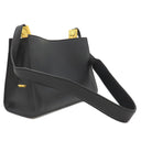 バリー BALLY TRAPEZE SOFT 6307157 ブラック レザー ショルダーバッグ ゴールド金具 黒 肩掛け