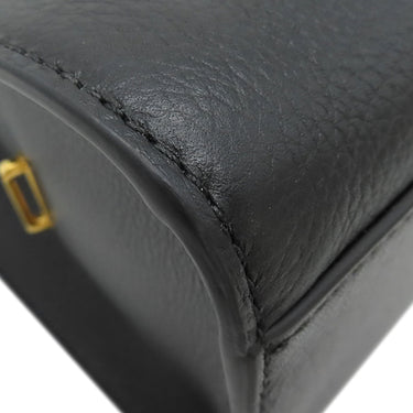 バリー BALLY TRAPEZE SOFT 6307157 ブラック レザー ショルダーバッグ ゴールド金具 黒 肩掛け