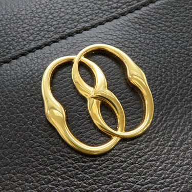 バリー BALLY TRAPEZE SOFT 6307157 ブラック レザー ショルダーバッグ ゴールド金具 黒 肩掛け