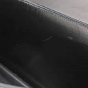 エルメス HERMES ピアノ ブラック ボックスカーフ ハンドバッグ ゴールド金具 黒