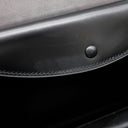 エルメス HERMES ピアノ ブラック ボックスカーフ ハンドバッグ ゴールド金具 黒