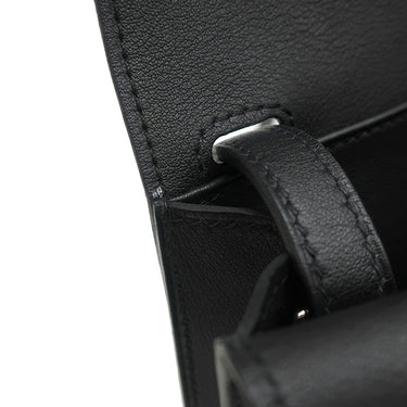 エルメス HERMES アルザンミニ ブラック ヴォースイフト 2WAYバッグ シルバー金具 5WAYバッグ