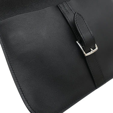 エルメス HERMES アルザンミニ ブラック ヴォースイフト 2WAYバッグ シルバー金具 5WAYバッグ