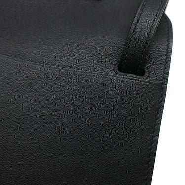 エルメス HERMES アルザンミニ ブラック ヴォースイフト 2WAYバッグ シルバー金具 5WAYバッグ