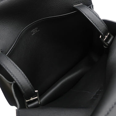エルメス HERMES アルザンミニ ブラック ヴォースイフト 2WAYバッグ シルバー金具 5WAYバッグ