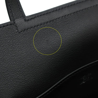 エルメス HERMES アルザンミニ ブラック ヴォースイフト 2WAYバッグ シルバー金具 5WAYバッグ