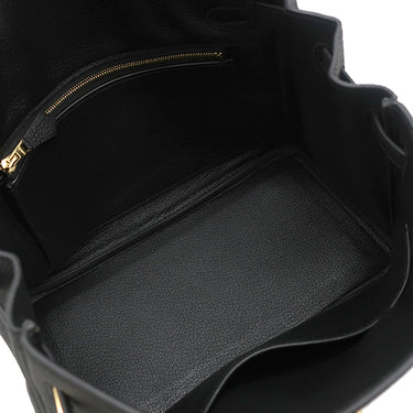 エルメス HERMES バーキン25 ブラック トゴ ハンドバッグ ゴールド金具 黒