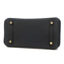 エルメス HERMES バーキン25 ブラック トゴ ハンドバッグ ゴールド金具 黒