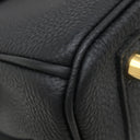 エルメス HERMES バーキン25 ブラック トゴ ハンドバッグ ゴールド金具 黒