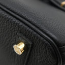 エルメス HERMES バーキン25 ブラック トゴ ハンドバッグ ゴールド金具 黒