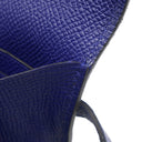 エルメス HERMES ケリーウォレット ロング ブルーエレクトリック ヴォーエプソン 長財布 シルバー金具 青 ショルダー