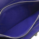 エルメス HERMES ケリーウォレット ロング ブルーエレクトリック ヴォーエプソン 長財布 シルバー金具 青 ショルダー