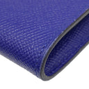 エルメス HERMES ケリーウォレット ロング ブルーエレクトリック ヴォーエプソン 長財布 シルバー金具 青 ショルダー