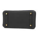 エルメス HERMES バーキン25 ブラック トゴ ハンドバッグ ゴールド金具 新品 未使用 黒