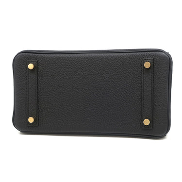 エルメス HERMES バーキン25 ブラック トゴ ハンドバッグ ゴールド金具 新品 未使用 黒