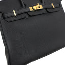 エルメス HERMES バーキン25 ブラック トゴ ハンドバッグ ゴールド金具 新品 未使用 黒