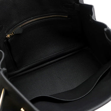 エルメス HERMES バーキン25 ブラック トゴ ハンドバッグ ゴールド金具 新品 未使用 黒