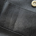 シャネル CHANEL マトラッセ ショルダー ブラック カーフ チェーンウォレット ゴールド金具 がま口